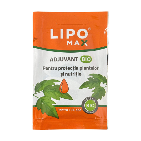 Fertilizant - Adjuvant Biologic LIPOMAX® - 10 ml, Previne spalarea, Prelungeste actiunea erbicidelor, insecticidelor si fungicidelor