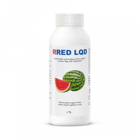 Fertilizant - Biostimulator organic lichid pentru pepeni galbeni si rosii RRED LQD, 1 litru