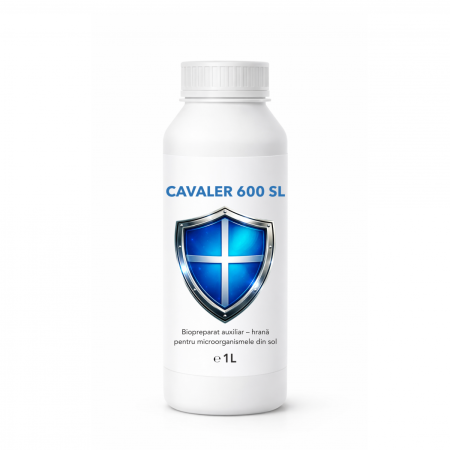 Biopreparate auxiliare - Cavaler 600 SL, Biopreparat auxiliar – hrană pentru microorganismele din sol, 1 litru