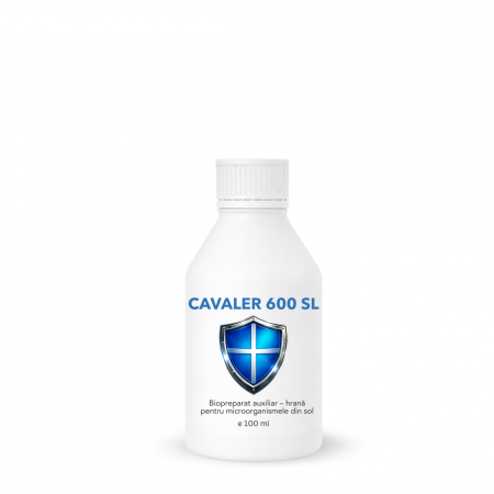 Biopreparate auxiliare - Cavaler 600 SL, Biopreparat auxiliar – hrană pentru microorganismele din sol, 100 ml