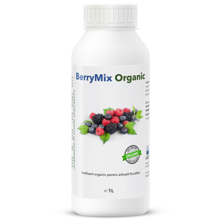 Fertilizant - Fertilizant organic pentru arbustii fructiferi, BerryMix Organic 1 litru