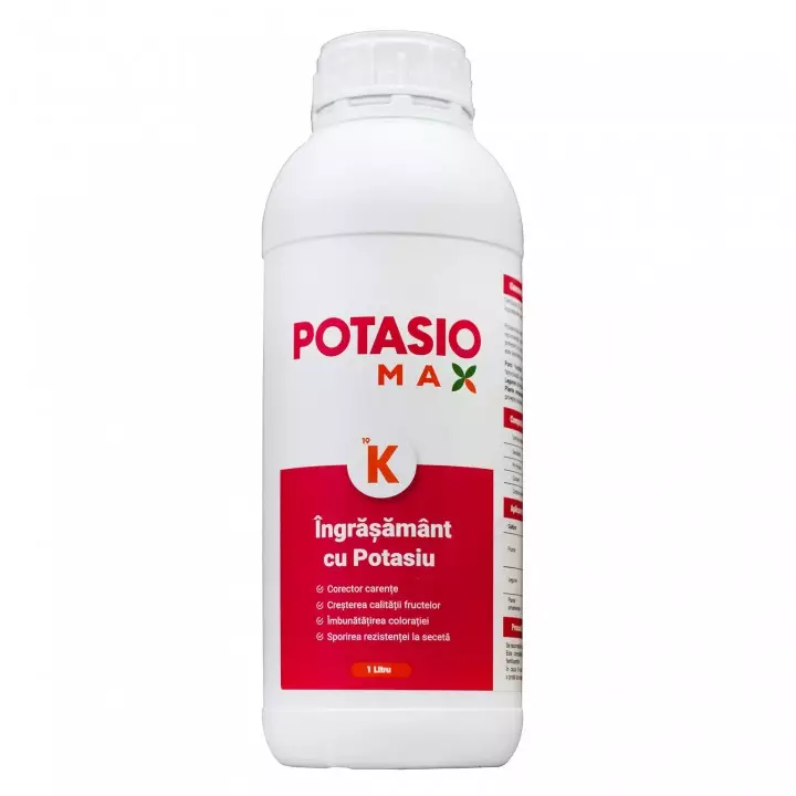 Fertilizant - Ingrasamant cu potasiu POTASIOMAX - 1 Litru, Legume, Fructe