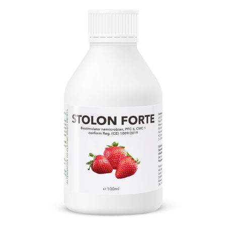 Fertilizant - Stimulator de inradacinare si fertilizant foliar pentru stolonii de capsuni, Stolon Forte, 100 ml