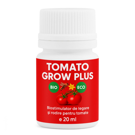 Fertilizant - Stimulator premium de legare si rodire pentru tomate, Tomato Grow Plus, 20 ml