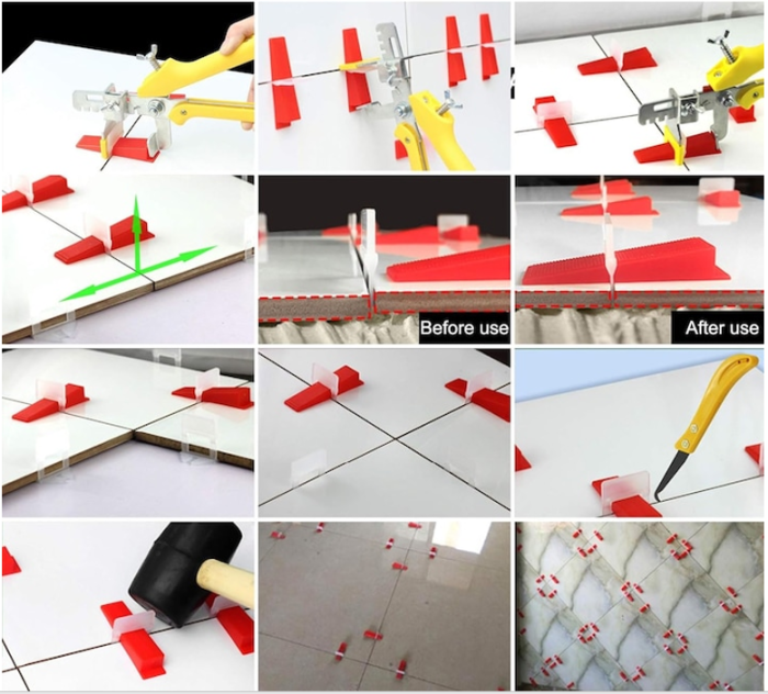 Set 5000 Clipsuri cu rost 2 mm + 1000 Pene [3]