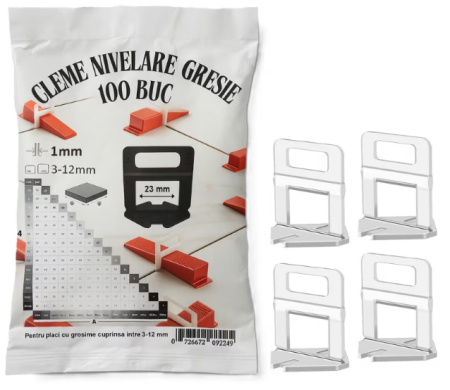 Clipsuri 1.5 mm - Clipsuri Profesionale pentru Nivelare Gresie