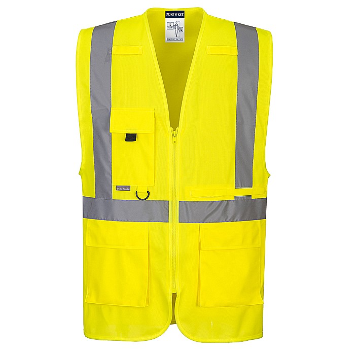 Vesta Hi-Vis Executive cu buzunar pentru tabletă , PORTWEST C357YER [1]