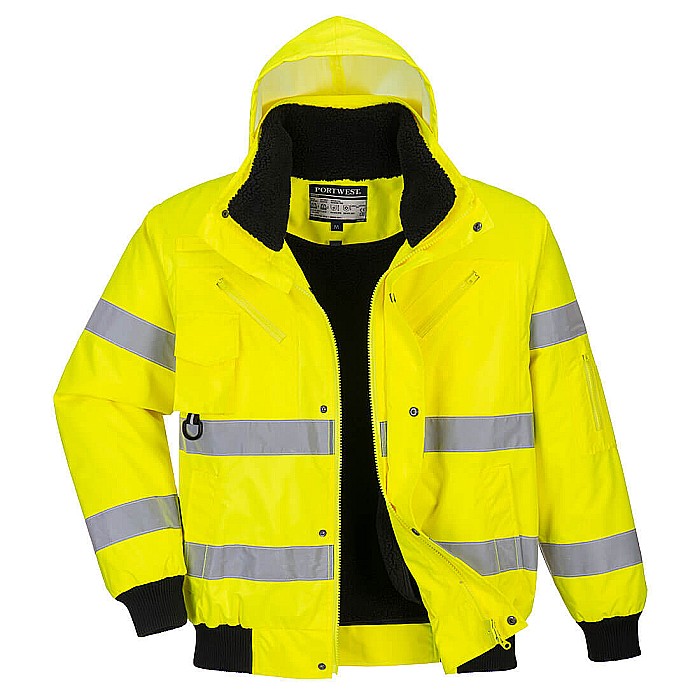 Jacheta 3 in 1 Hi-Vis Bomber , PORTWEST C467YER [1]