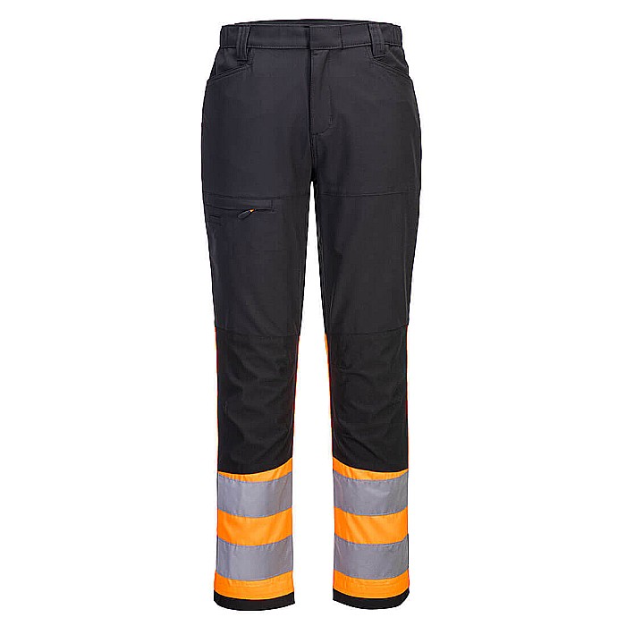 WX2 Pantaloni de serviciu Hi-Vis Lightweight Contrast clasa 1, PORTWEST CD888OBR [1]