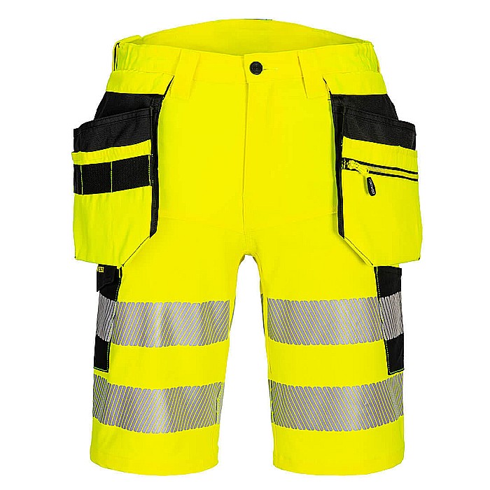 Pantaloni scurți DX4 Hi-Vis Holster, PORTWEST DX446YBR [1]