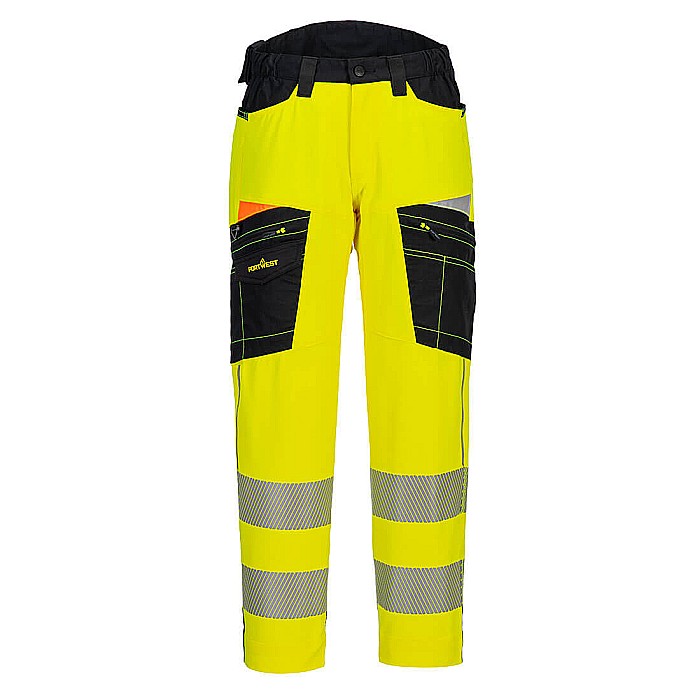 DX4 Pantaloni Service Hi Vis, PORTWEST DX453YBR [1]