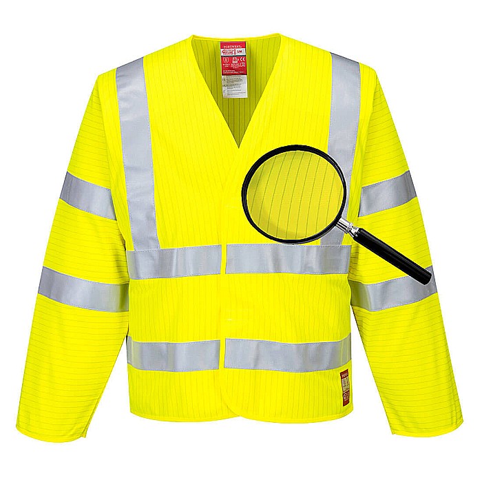 Jacheta HiVis Antistatica Ignifuga, PORTWEST FR85YER [1]