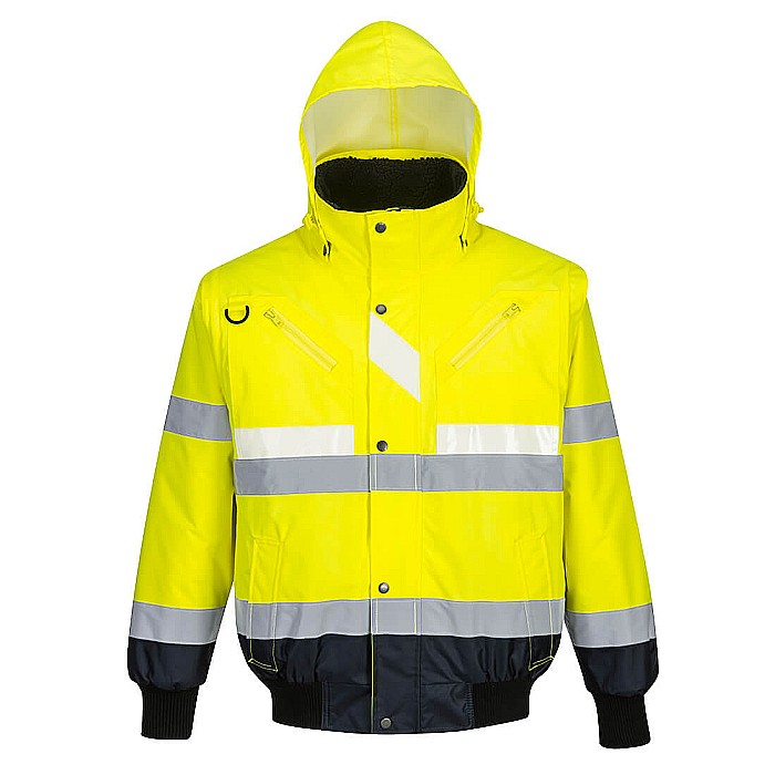 Jachetă Glowtex Hi-Vis 3-in-1 Contrast Bomber , PORTWEST G465YNR [1]
