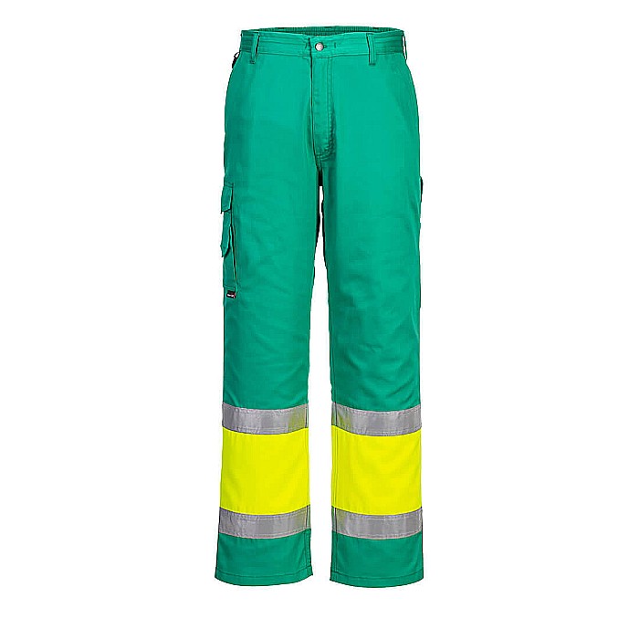 Pantaloni de serviciu Hi-Vis Lightweight Contrast clasa 1, PORTWEST L049YTR [1]