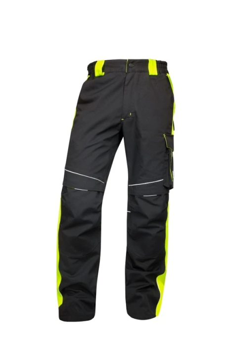 Pantaloni ARDON®NEON negru-galben [1]