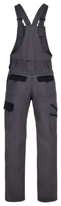 Pantaloni cu bretele ARDON-COOL TREND gri-negru [3]