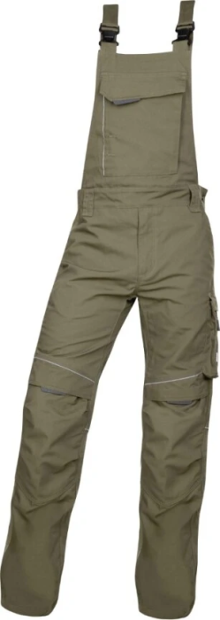 Pantaloni cu bretele ARDON-URBAN+ kaki [1]