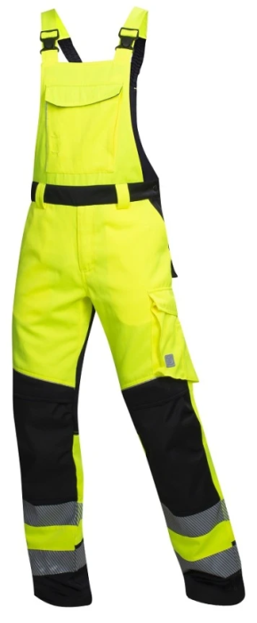 Pantaloni reflectorizanți cu bretele ARDON-SIGNAL+ galben-negru [2]