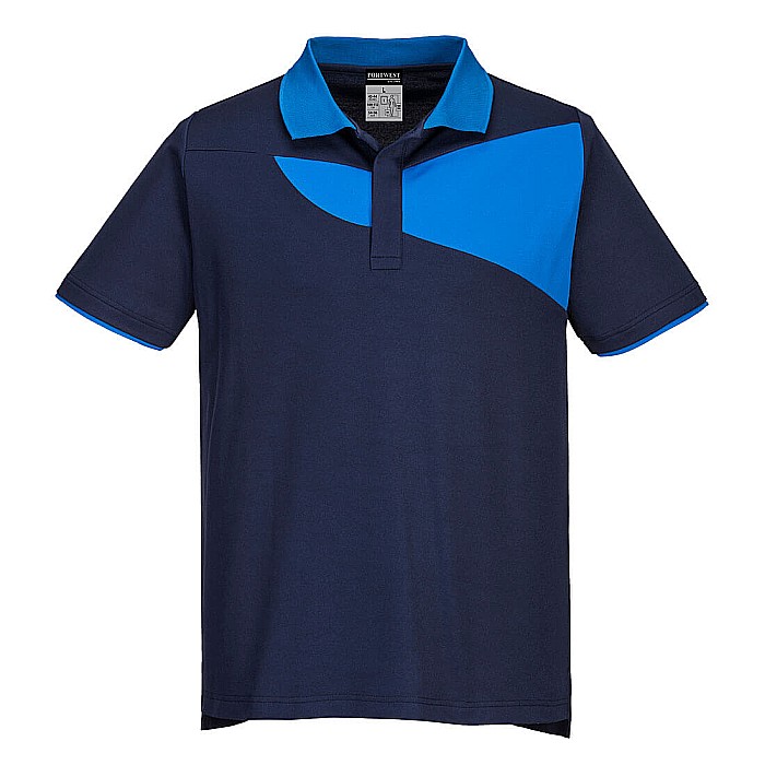 PW3 Tricou Polo Cotton Comfort HiVis S/S, PORTWEST PW210NRR [1]