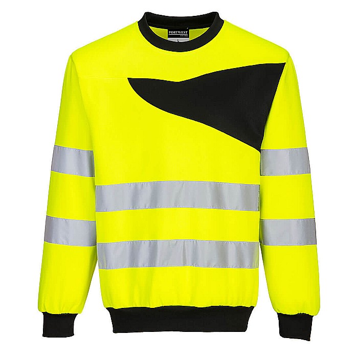 Hanorac PW2 Hi-Vis Crew Neck, PORTWEST PW277YBR [1]