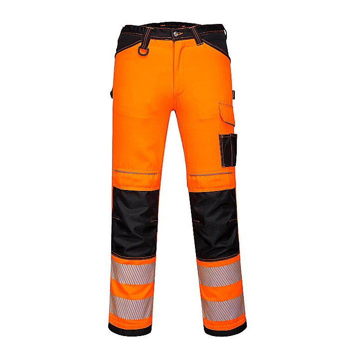 PW3 Hi-Vis Pantaloni stretch greutate redusa, PORTWEST PW303OBR [1]