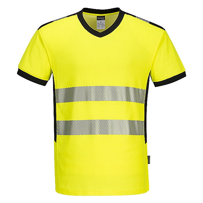 Tricou HiVis în V PW3, PORTWEST PW310YBR [1]