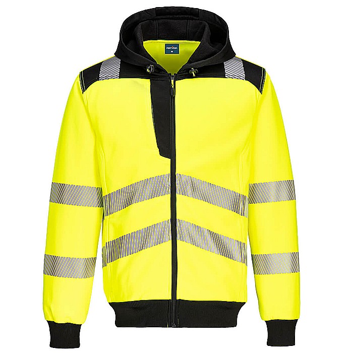 Hanorac cu fermoar PW3 Hi-Vis , PORTWEST PW327YBR [1]