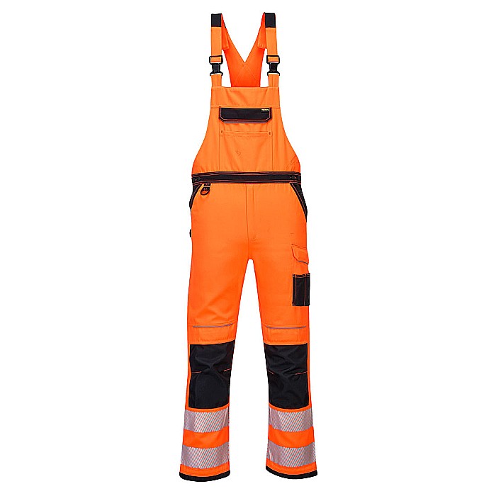 PW3 Hi Vis Bib & Brace, PORTWEST PW344OBR [1]