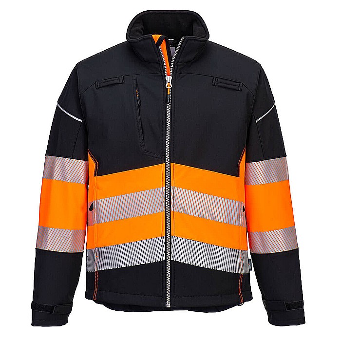 PW3 Jachetă Softshell Hi-Vis Clasa 1, PORTWEST PW375BKO [1]