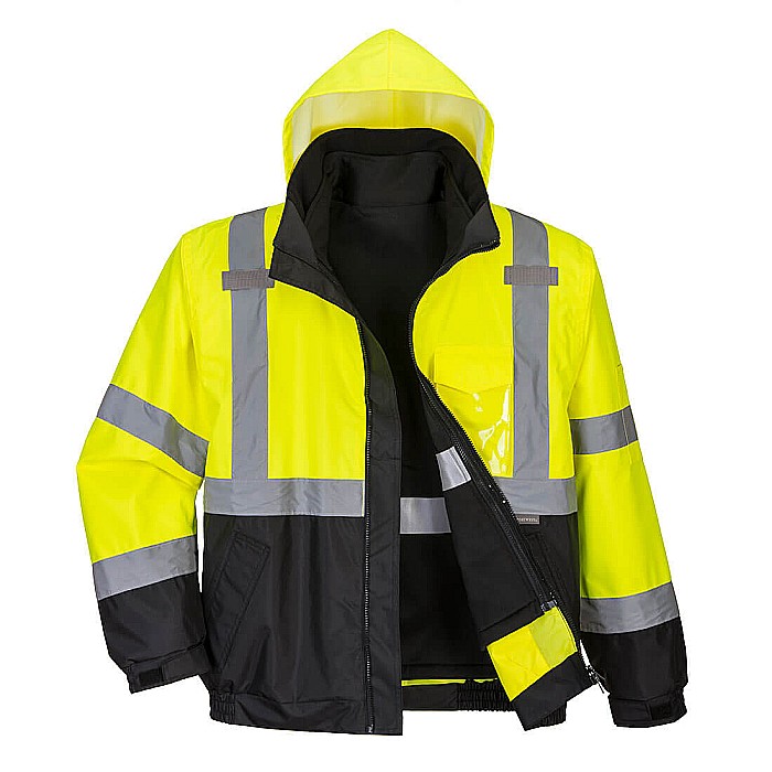 Jacheta 3-in-1 Contrast Premium Bomber Hi-Vis , PORTWEST S365YBR [1]