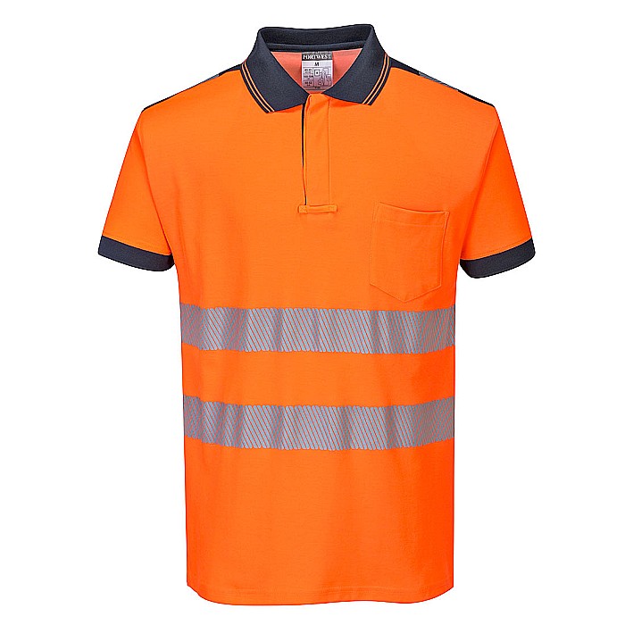 PW3 Tricou Polo Hi-Vis Vision , PORTWEST T180ONR [1]