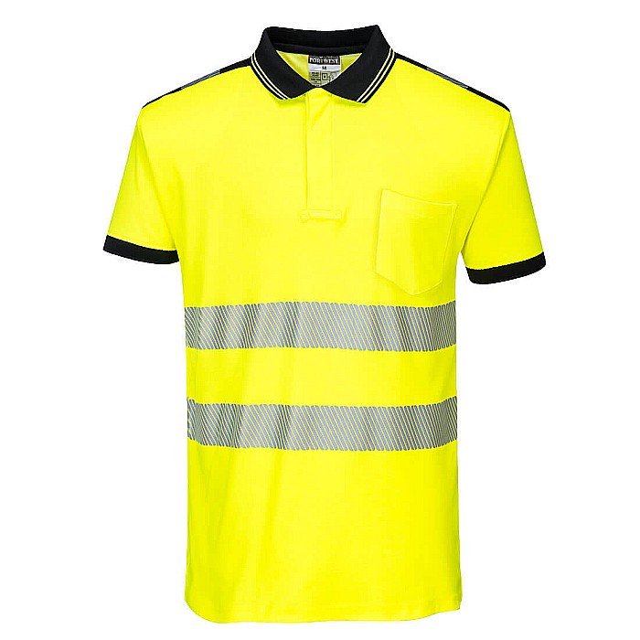 PW3 Tricou Polo Hi-Vis Vision , PORTWEST T180YBR [1]