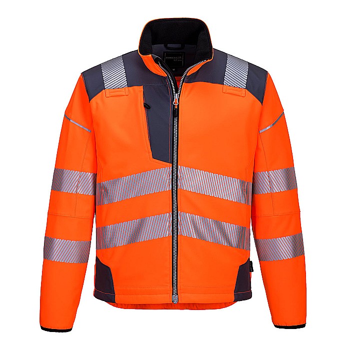 PW3 Jacheta Softshell Vision HiVis , PORTWEST T402OGY [1]