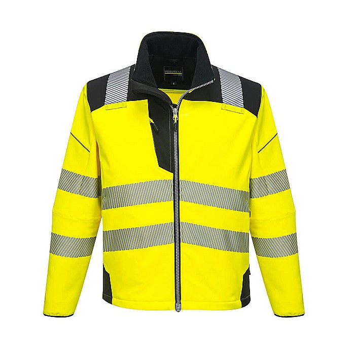 PW3 Jacheta Softshell Vision HiVis , PORTWEST T402YBR [1]