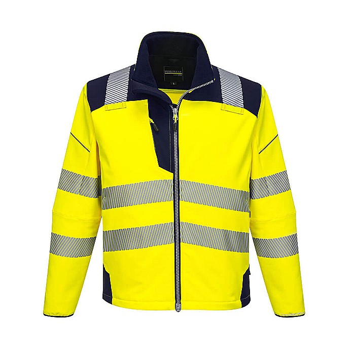 PW3 Jacheta Softshell Vision HiVis , PORTWEST T402YNR [1]