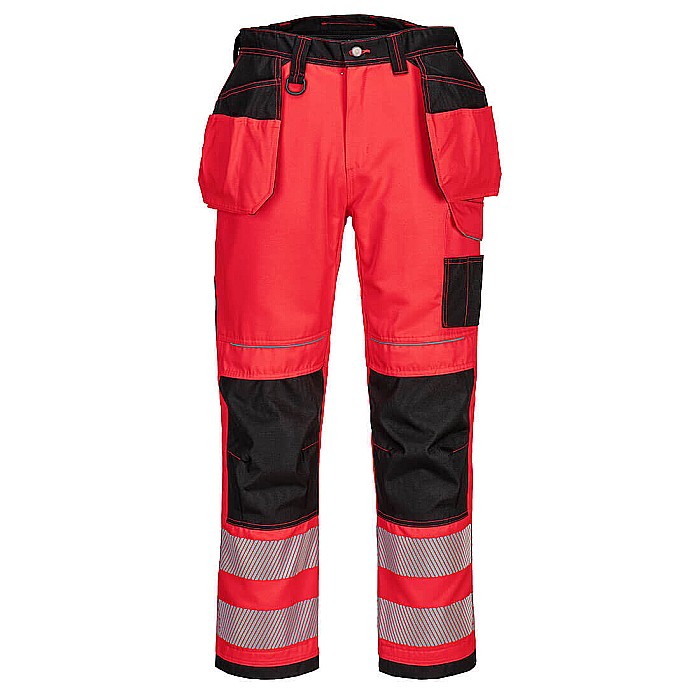 PW3 Pantaloni de lucru Holster Hi-Vis, PORTWEST T501RBK [1]