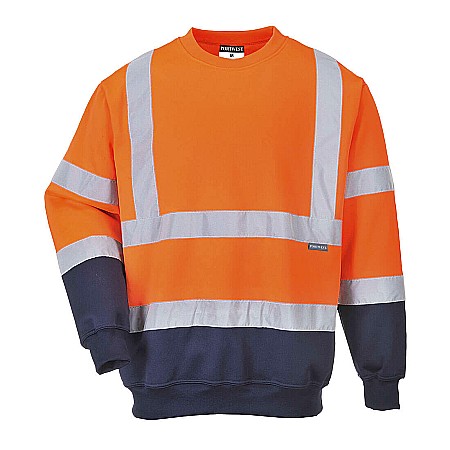 Protectie corp - Bluza Bicolora Hi-Vis, PORTWEST B306ONR