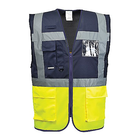 Veste reflectorizante - Vesta Warsaw Hi-Vis Contrast Executive Vest , PORTWEST C276YNR