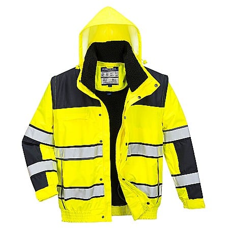 Jachete reflectorizante - Jacheta Bomber Hi-Vis Classic , PORTWEST C466YBR