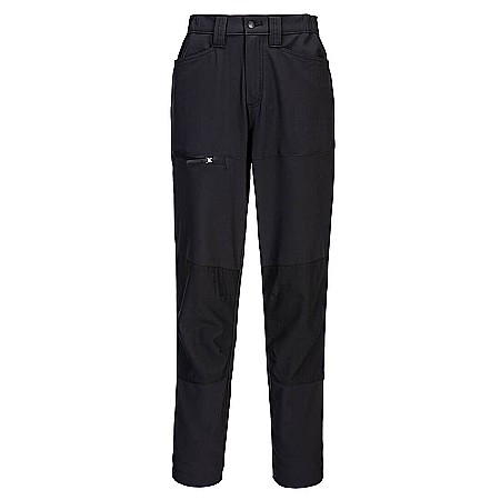 Pantaloni si salopete cu pieptar - WX2 Pantaloni Stretch Work, PORTWEST CD887BKR