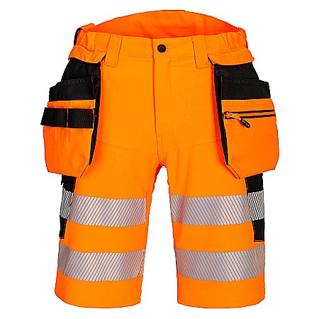 Pantaloni de lucru - Pantaloni scurți DX4 Hi-Vis Holster, PORTWEST DX446OBR