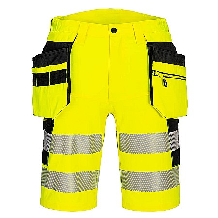Pantaloni de lucru - Pantaloni scurți DX4 Hi-Vis Holster, PORTWEST DX446YBR