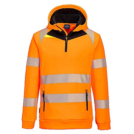 Hanorace reflectorizante - DX4 Hi-Vis 1/4 Zip Hanorac, PORTWEST DX482OBR