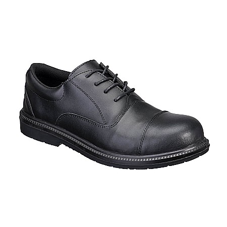 Protectie tip S3 - Steel Action Leather Executive Shoe S3 SR FO, PORTWEST FD18BKR