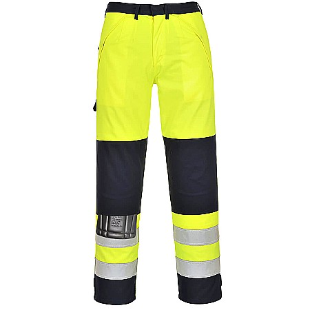 Imbracaminte protectie tip - Pantalon HiVis Multi-Norm, PORTWEST FR62YNR