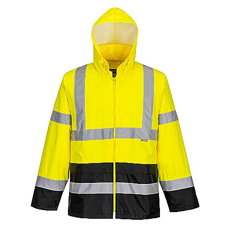 Jachete reflectorizante - Jacheta de Ploaie Hi-Vis Contrast , PORTWEST H443YBR