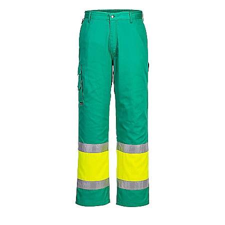 Pantaloni reflectorizanti - Pantaloni de serviciu Hi-Vis Lightweight Contrast clasa 1, PORTWEST L049YTR
