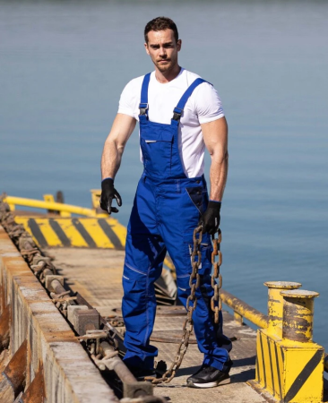 Pantaloni cu bretele ARDON-URBAN+ albastru [1]