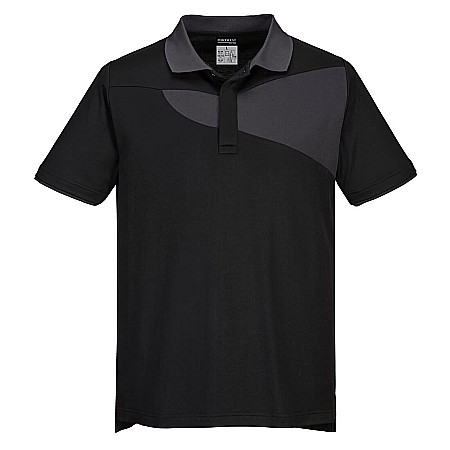 Tricouri polo - PW3 Tricou Polo Cotton Comfort HiVis S/S, PORTWEST PW210BZR