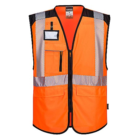 Veste reflectorizante - PW3 Vesta Executiv HiVis , PORTWEST PW309OBR